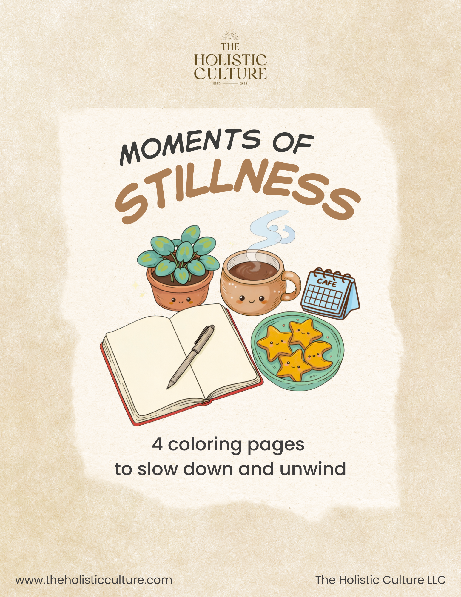Moments Of Stillness – Coloring Book