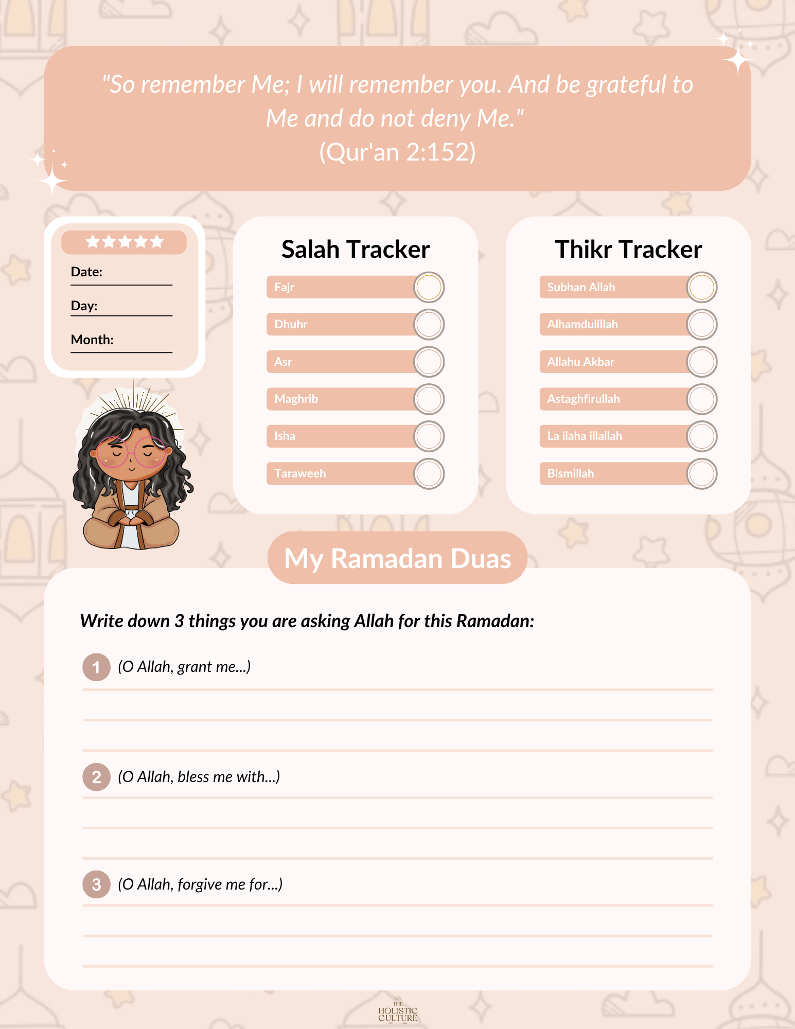 Ramadan Journal (English)